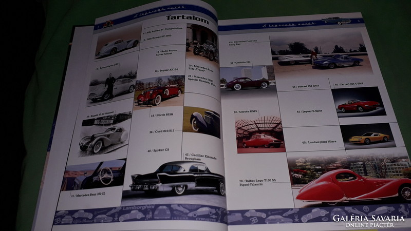 2007. Négyesi Pál - A legszebb autók képes album könyv a képek szerint Nagykönyv-Kiadó