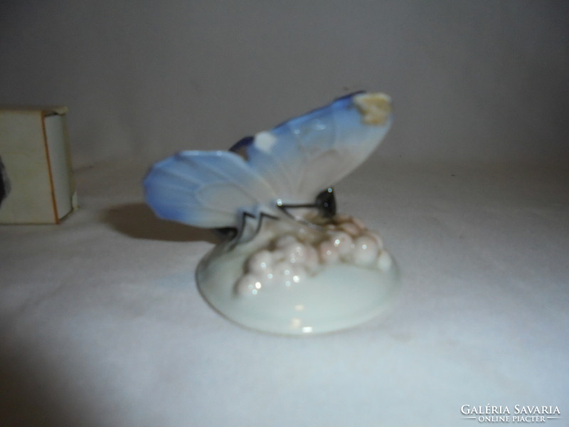 Old Rosenthal porcelain butterfly, butterfly figure, nipp - damaged