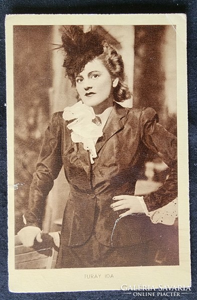 About 1942, unforgettable Turay Ida, movie star, actress, singer, contemporary photo, photo sheet