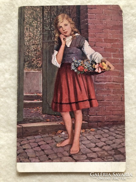 Antik, régi képeslap                                        -10.