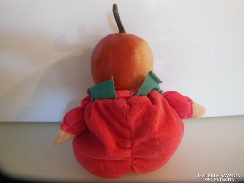 Apple doll - 16 x 14 cm - plush - from collection - German - perfect