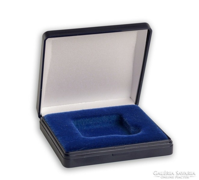 Díszdoboz 29x29 mm-es érmékhez kék színű béléssel! (5db)