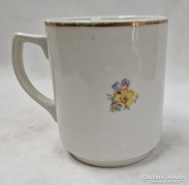 Old drasche floral marked porcelain mug in perfect condition 9 cm.