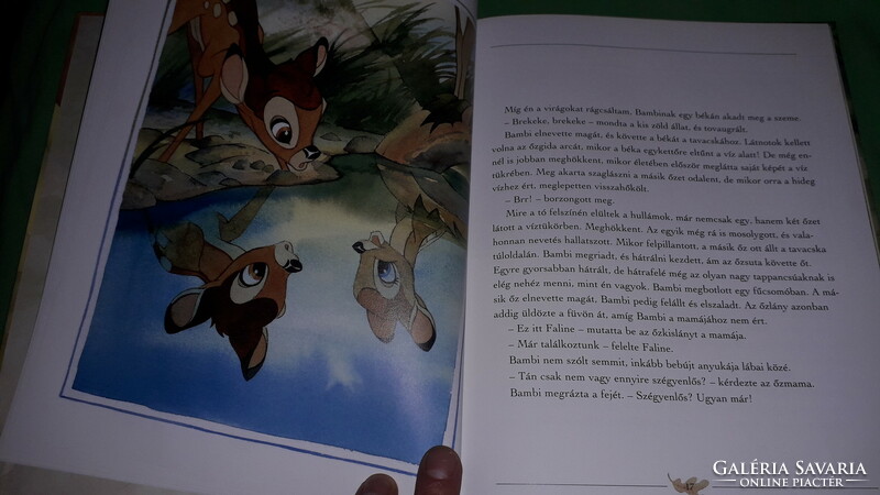 2005. Walt Disney - Bambi - CD-vel képes mese könyv és HANGOSKÖNYV a képek szerint EGMONT