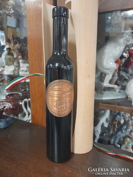 Villányi Merlot 2008 bottled wine. Hungarian Football Association 1901.