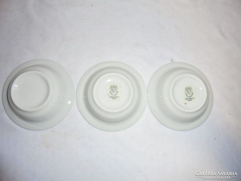 Alföldi porcelán hófehér mártásos tálka - három darab együtt