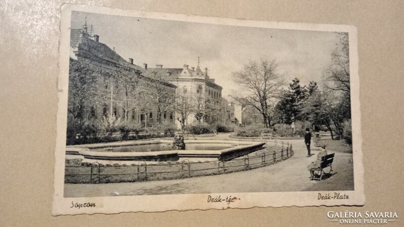 Sopron, old postcard from 1950