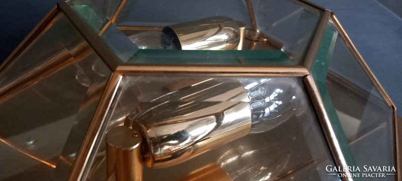 Fontana arta design Italian vintage brass lamp negotiable