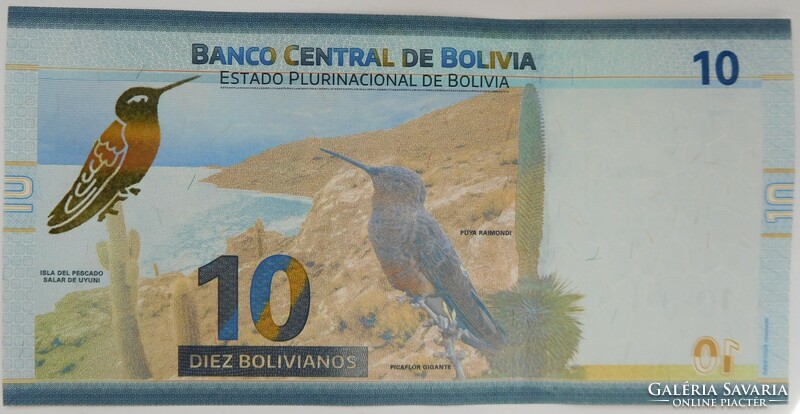 Bolivia 10 bolivianos 2018 UNC