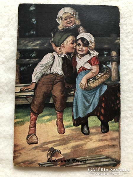 Antik, régi képeslap                                        -10.