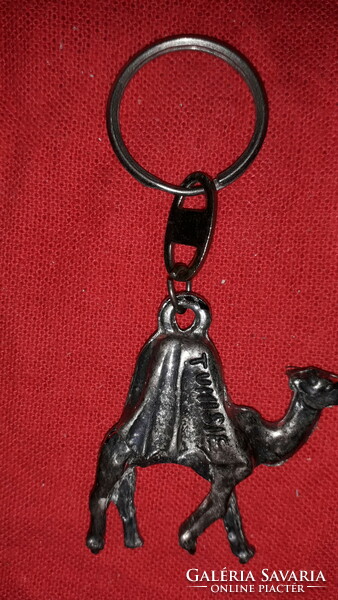 Old beautiful Egypt - camel metal key ring with a camel figure, 8 cm total length according to the pictures