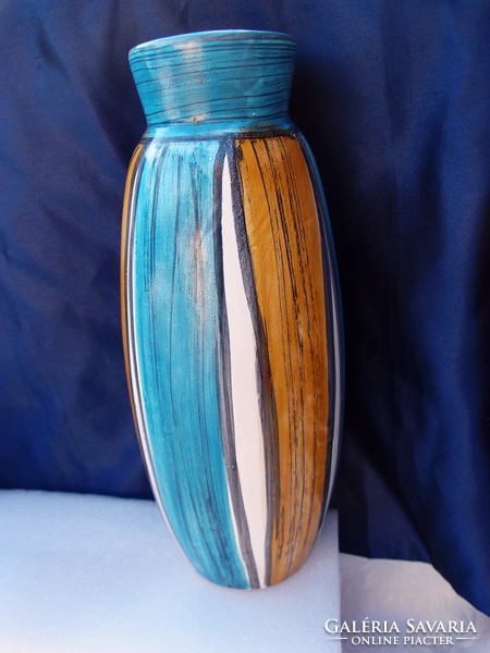 Marked applied art vase