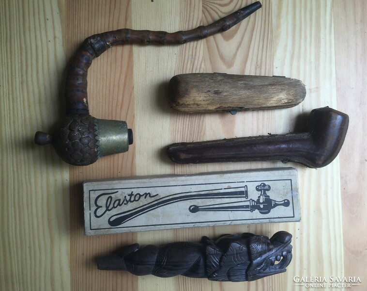 Old pipe and additional package with pipe