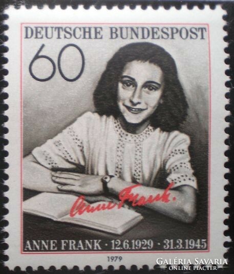 N1013 / Németország 1979 Anne Frank bélyeg postatiszta
