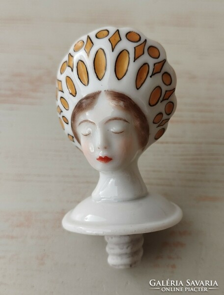 Herend porcelain, figural plug from the beginning of the 20th century