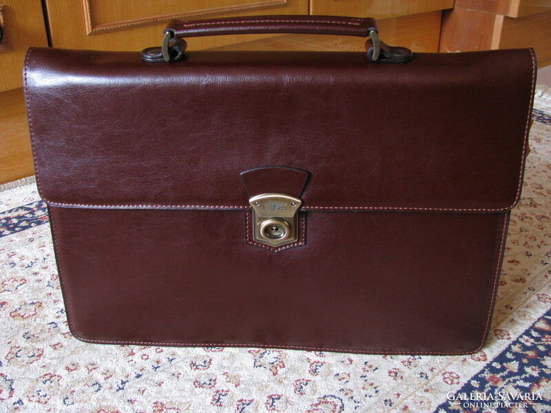 Beautiful genuine leather briefcase brand new