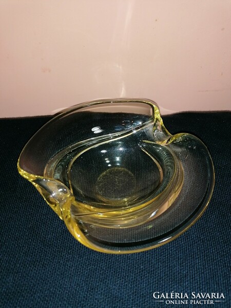 Art deco molded glass bowl