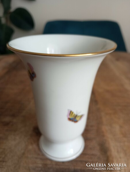 Herend rothschild patterned vase