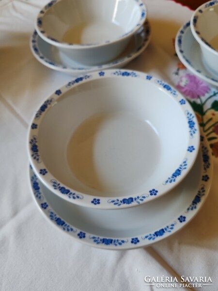 Alföldi porcelán mintás szélű gulyás,kocsonyás, leveses + főzelékes tányér