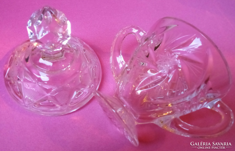 Two-piece crystal bonbonnier 17 cm xx