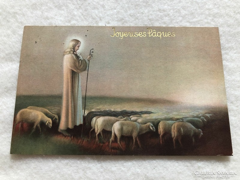 Antik, régi Húsvéti képeslap                                       -10.