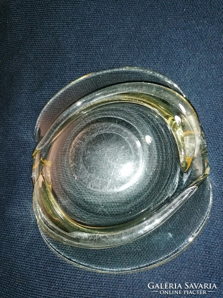 Art deco molded glass bowl
