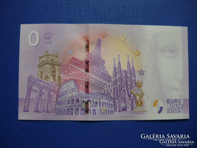 France 0 euros 2022 bordeaux! Rare memory paper money! Unc!