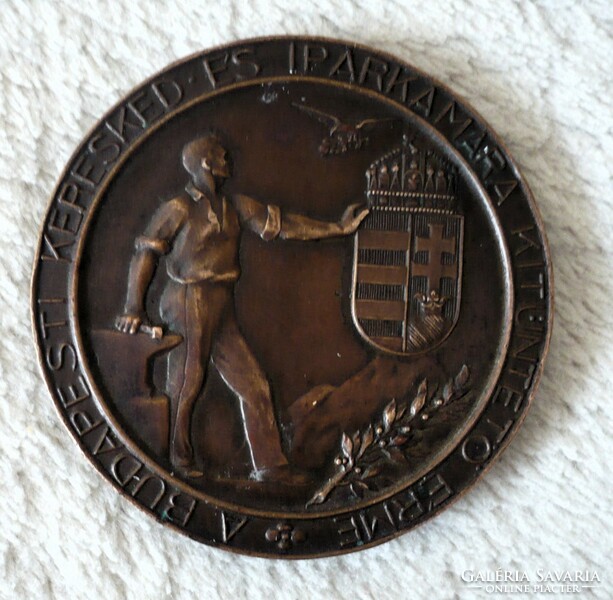 Budapest Chamber of Commerce and Industry bronze medal 1920