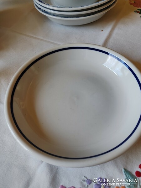 Zsolnay porcelain menu with vegetable, gelatinous plate
