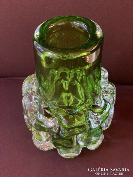Very nice Czechoslovakian glass vase
