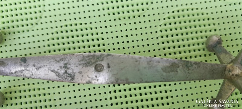 Antik ezüst kés tartó bak