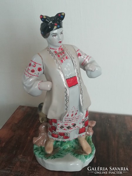 Retro szovjet porcelán figura