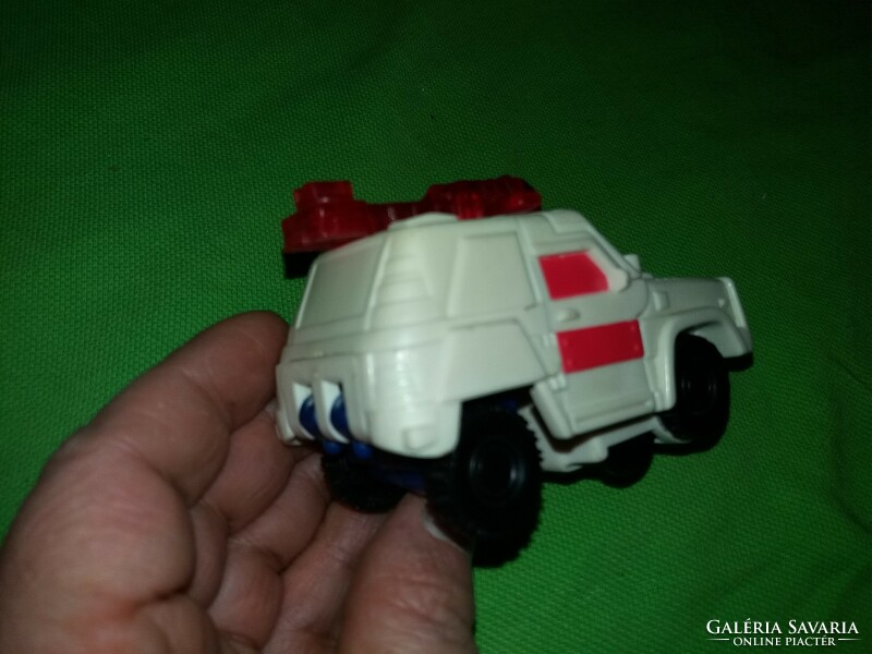 Retro goods bazaar plastic transformers ambulance as shown
