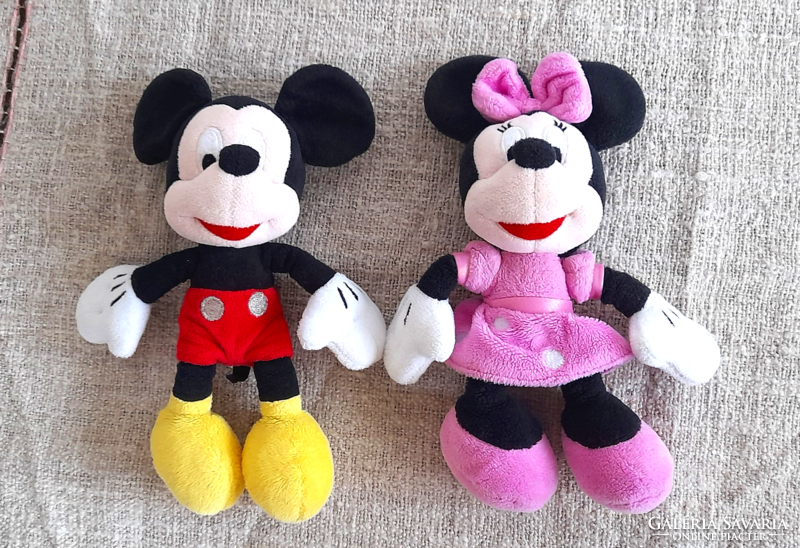 Disney classic plush figure - mickey, minnie, daisy - 22 cm