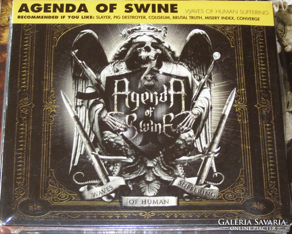 Agenda of swine - waves of human suffering digipack cd 2008