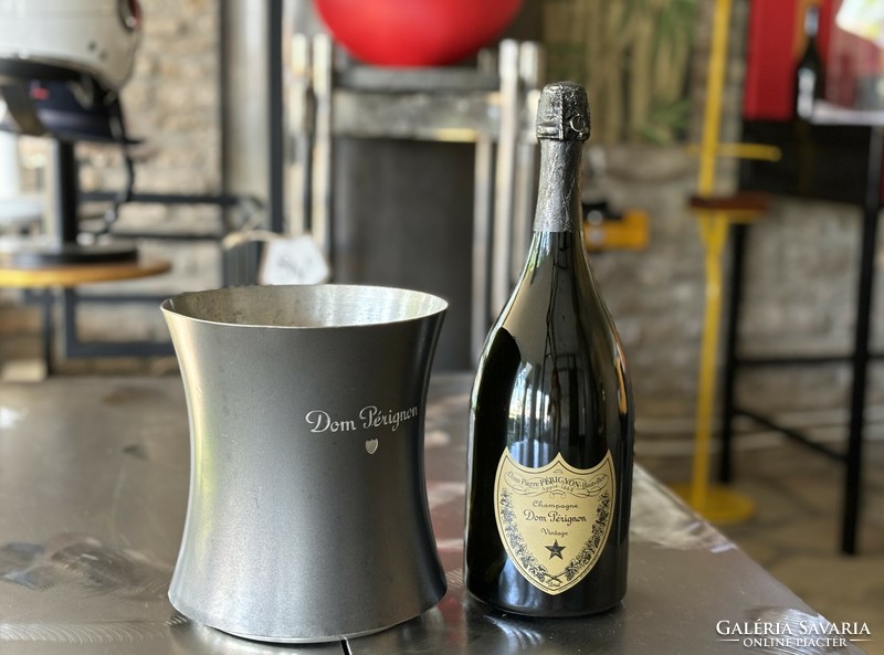 Vintage dom pérignon champagne cooler designed by martin szekely - royal sengalor pewter casting