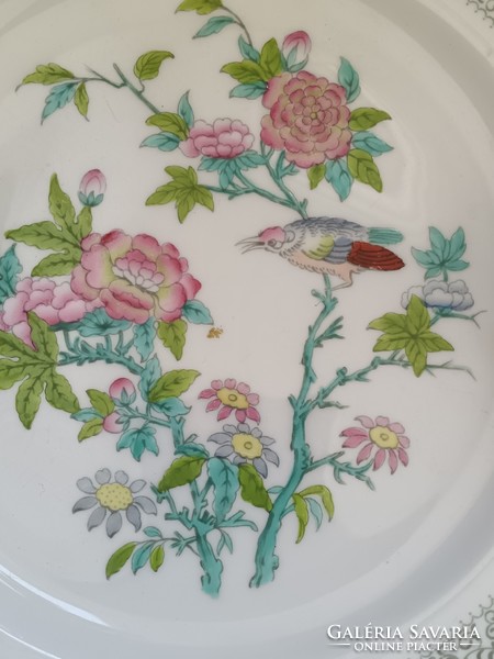 Minton turquoise bird plate