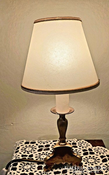 Antik réz asztali lámpa !