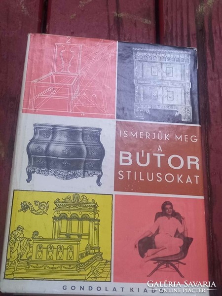 Iparművészeti szakkönyv: Kaesz Gyula - Butor stilusok (1972) Ikonikus  - Gyűjtői Darab!