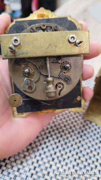Antique gustav becker travel clock.