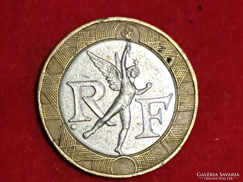 1989. France, 10 franc bimetal (631)