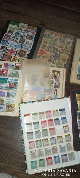 5 Album mixed stamps, sold together.