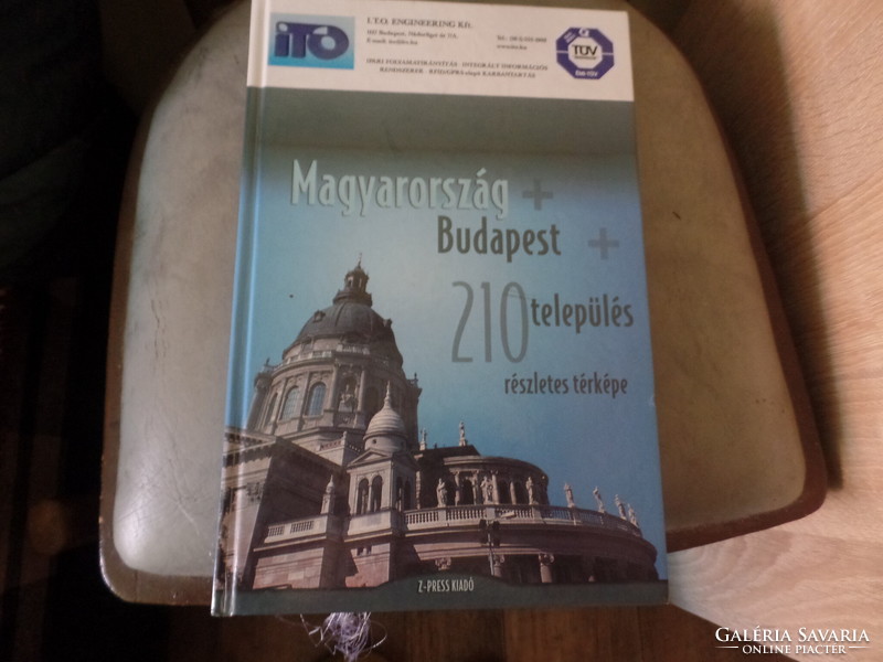 Magyarország +  Budapest +210 település részletes térképe