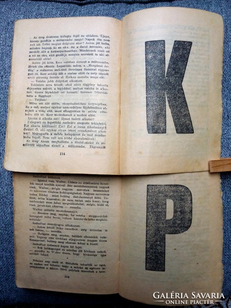 Gert Rothberg: Művészszerelem I-II (1934) Milliók könyve - antik ponyva