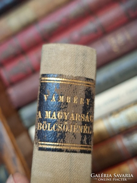 Unique! 1914- Posthumous first edition! Ármin Vámbéry: at the cradle of Hungarians - erzsébet kner binding!!
