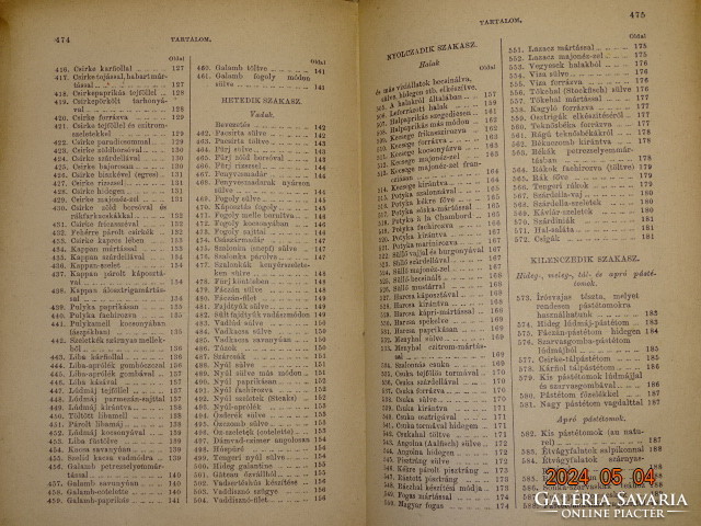 Aunt Rézi Szeged cookbook (real Hungarian cuisine) with more than thousand cooking instructions 1897