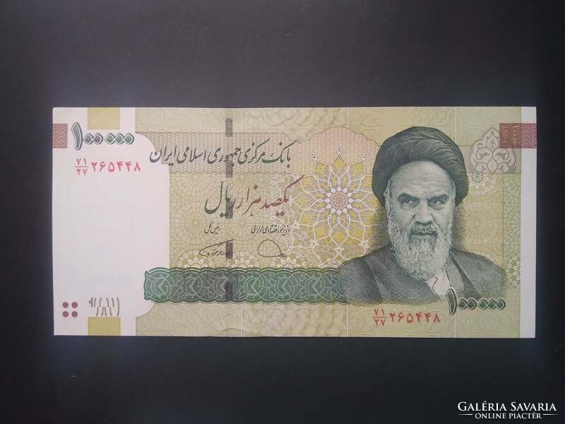 Iran 100000 rials 2019 unc