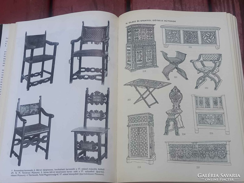 Art book: gyula kaesz - butor styles (1972) iconic - collector's item!