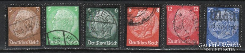 Deutsches reich 0672 mi 548-553 EUR 14.00