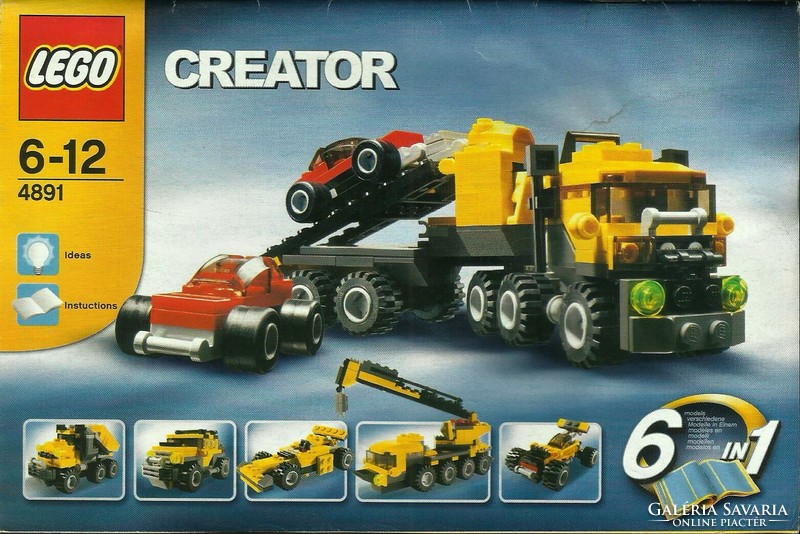 Lego creator 6 12, 4891 = assembly booklet